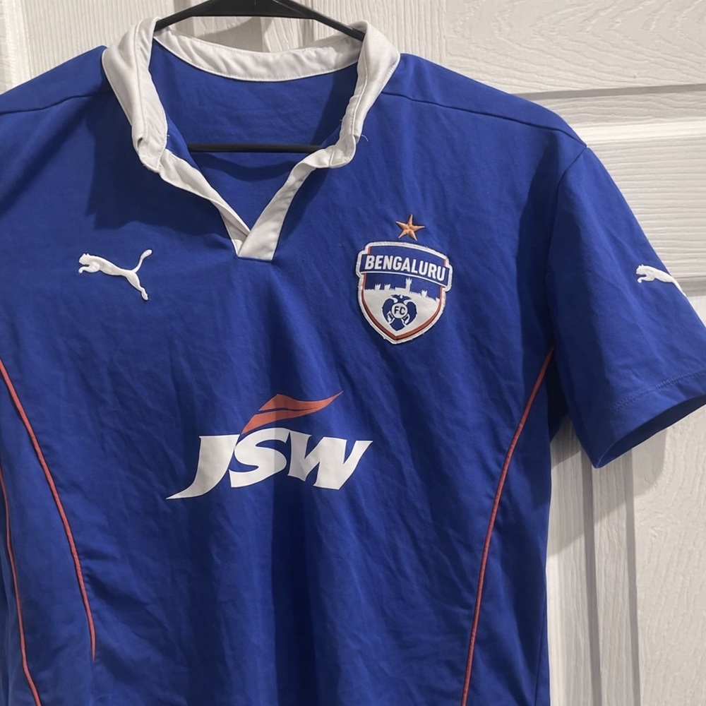 Puma Bengaluru Football Jersey in Royal Blue with White Accents